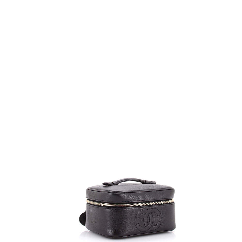 Chanel Medium Vintage Timeless Cosmetic Case Caviar - Picture 2 of 5